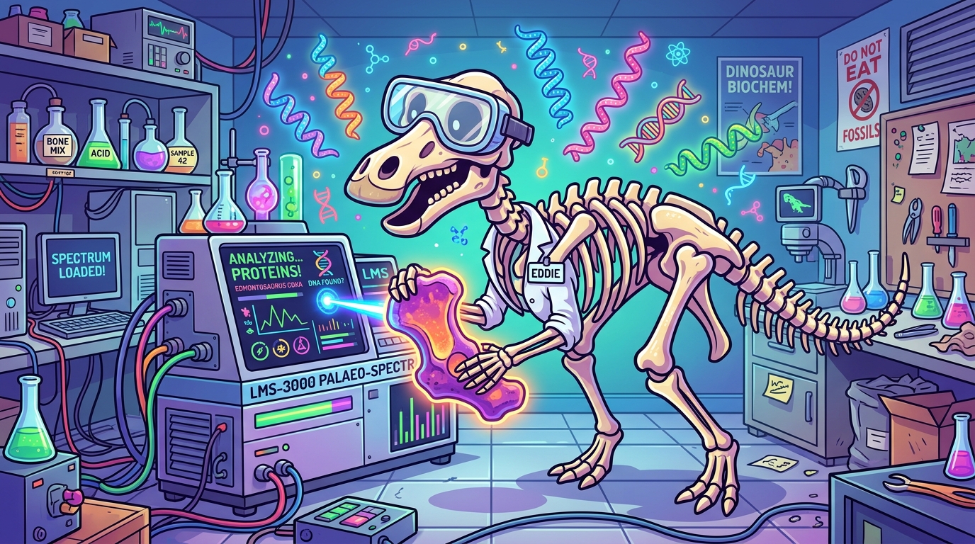 66-Million-Year-Old Dinosaur Hip Still Has Real Collagen: Jurassic Park Chemistry Is Getting Closer