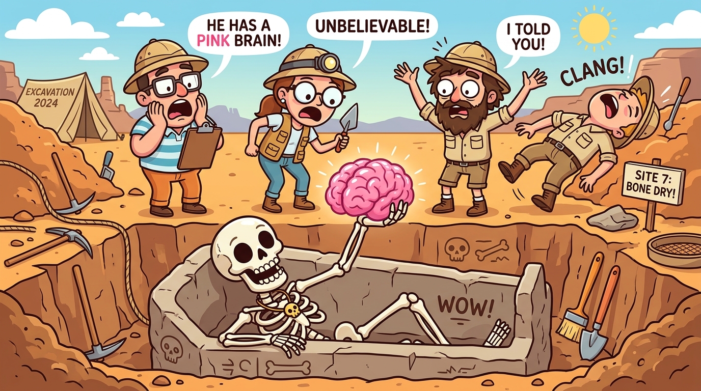 Why Thousands of Ancient Skeletons Have Intact Brains: The Science of Accidental Bio-Plastics
