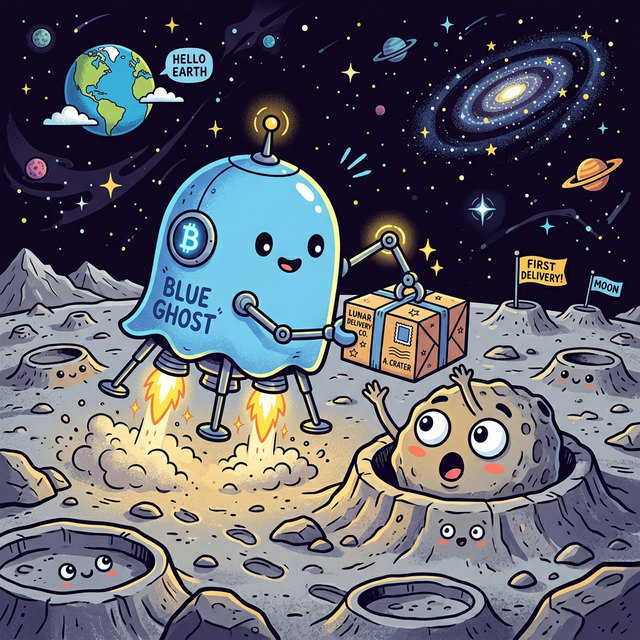 Blue Ghost Lands: The First "Moon Delivery Service" Is Officially Open