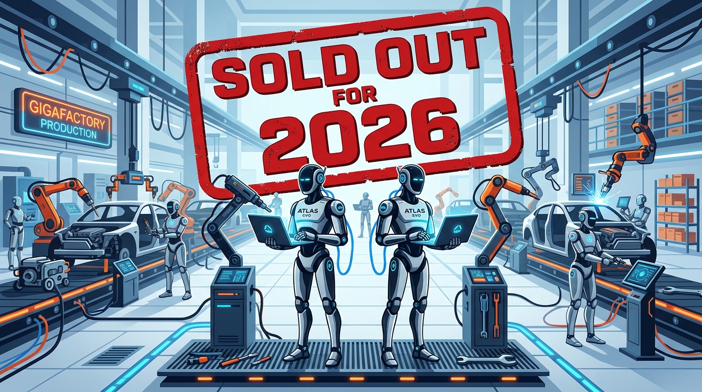 Boston Dynamics Sells Out Electric Atlas for 2026: The Robots Are Clocking In