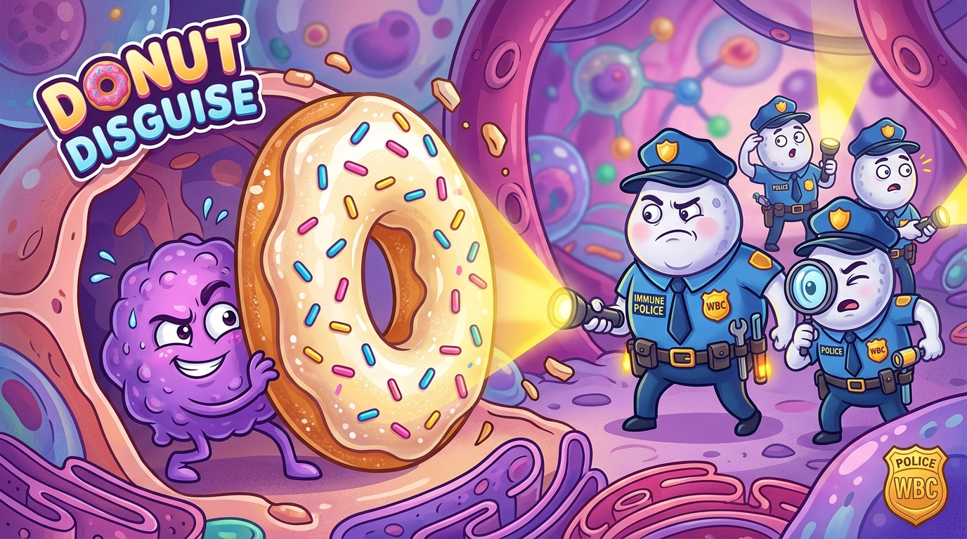 Cancer Cells Bake Themselves a Glazed-Donut Sugar Shield to Hide from Immune Police