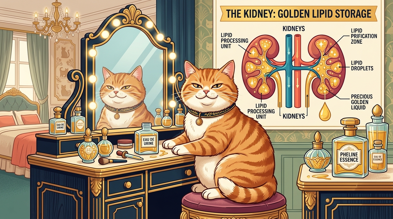 Eau de Toilette: Century-Old Mystery Solved as Scientists Discover Why Cats Pack Kidneys with Fat