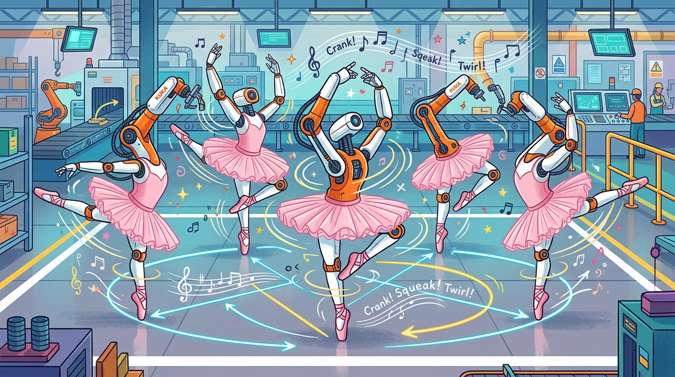 Swan Lake on the Assembly Line: DeepMind Teaches Factory Robots to Dance RoboBallet