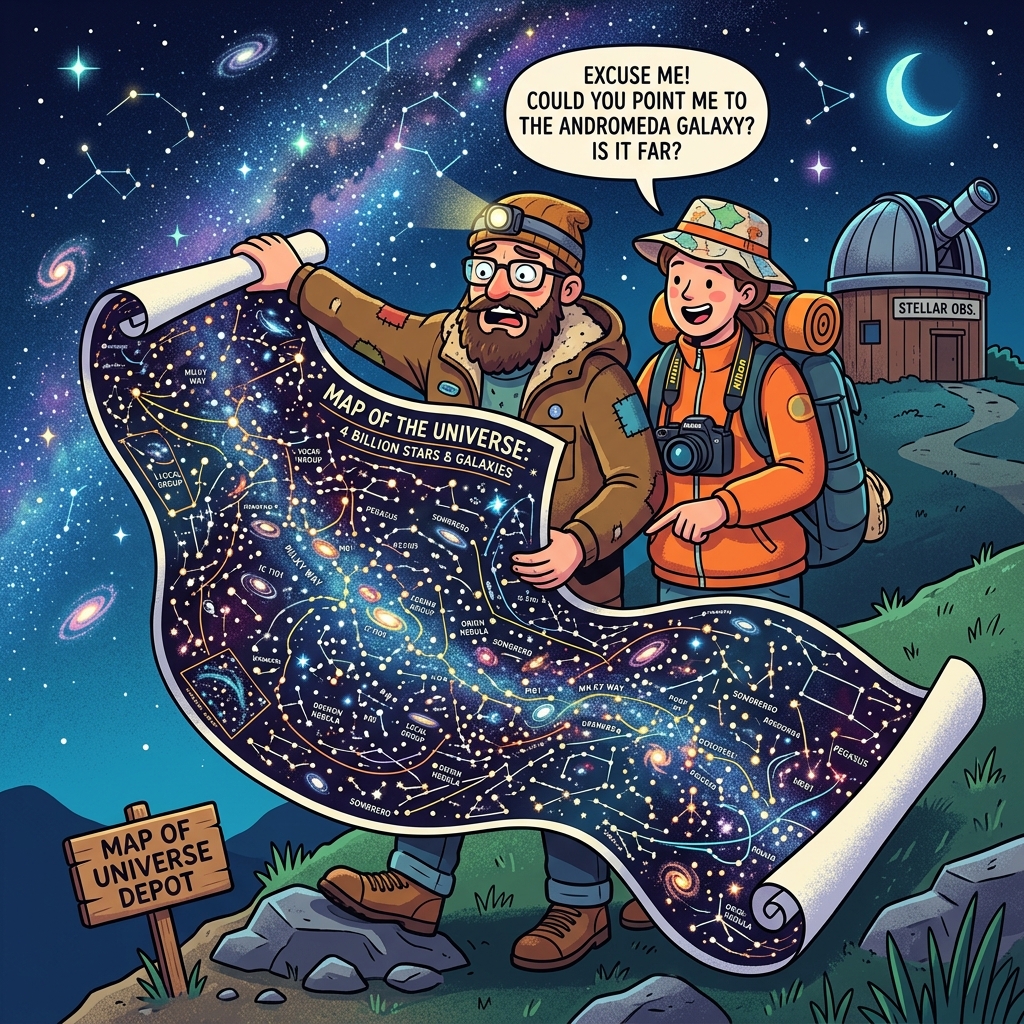 DESI Cosmic Map Catalogues 4 Billion Objects, Making Google Maps Look Like a Napkin Sketch