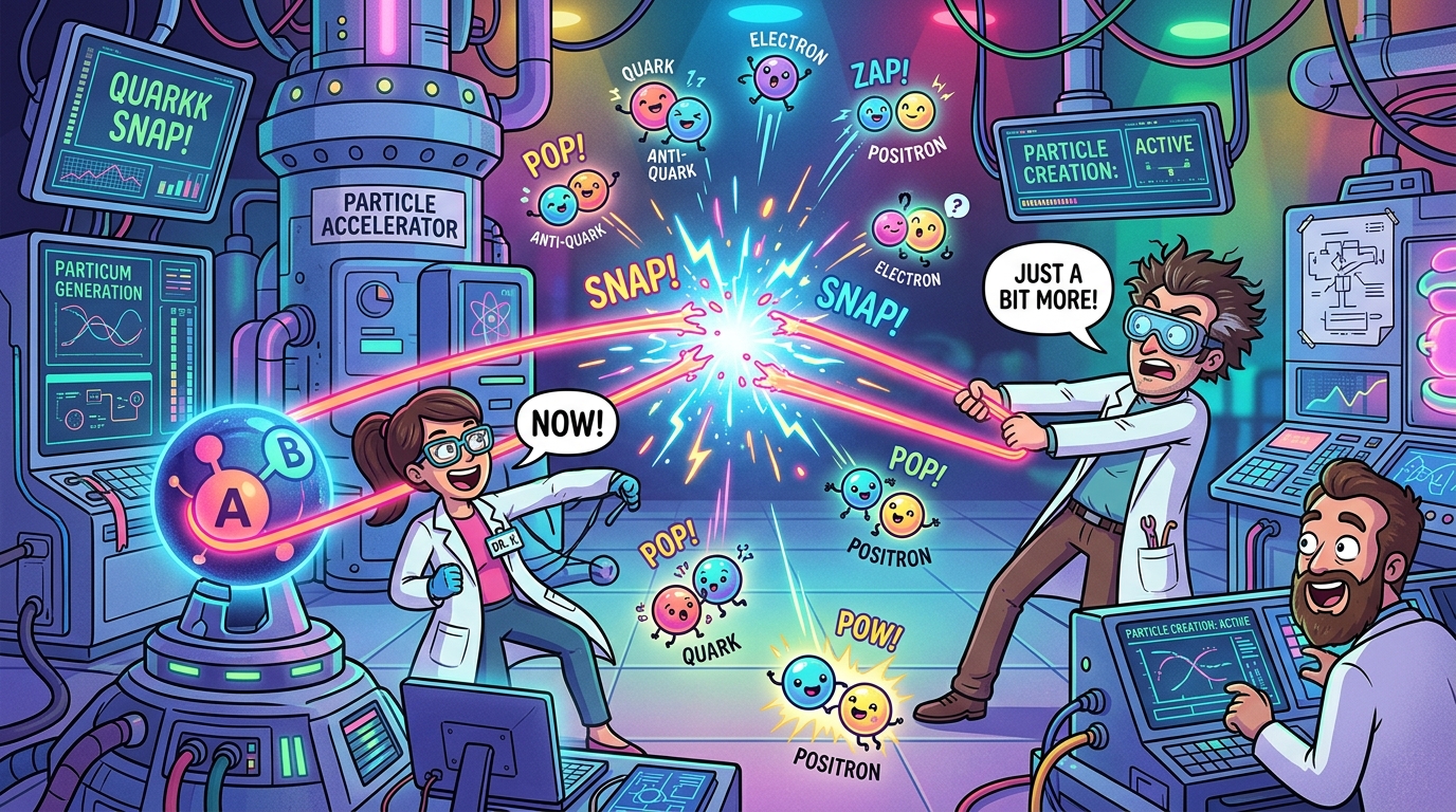 Snapping the Cosmic Rubber Band: Duke Physicists Use 13 Ions to Make Matter Pop Out of Nothing