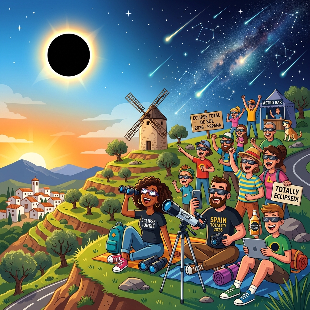 Cosmic Double Header: The Universe Main-Events Total Solar Eclipse & Perseid Meteors
