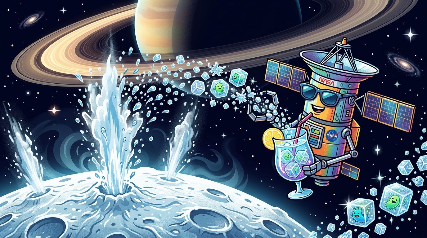 Enceladus Is Running an Interstellar Smoothie Bar That Pre-Sorts Alien Life for NASA