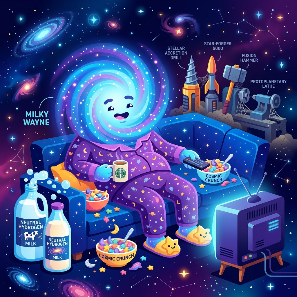 The Universe Isn't Running Out of Gas: Galaxies Just Got Lazy in Front of a Full Fridge