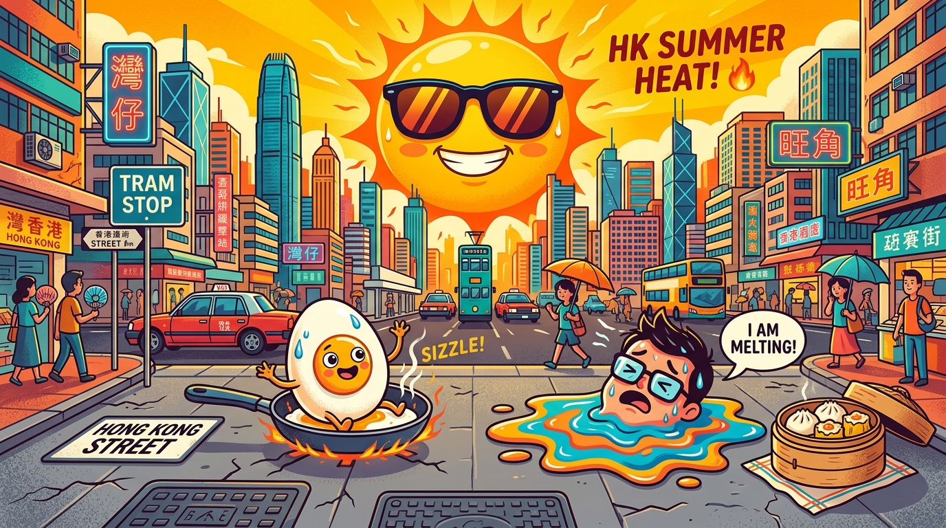 Hong Kong Hits 36.9°C: When the Entire City Becomes a Dim Sum Steamer