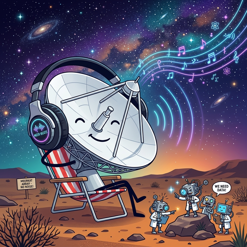 Cosmic Eavesdropping: MeerKAT Radio Telescope Tunes into 5-Billion-Year-Old Hydrogen Whispers