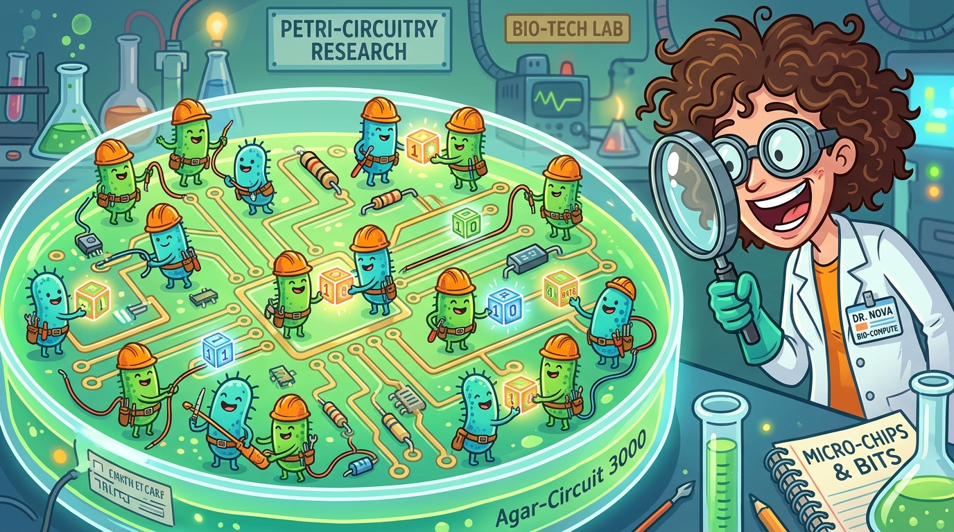 Goodbye Silicon, Hello Slime: MIT Builds Living Circuit Boards Powered by Bacteria