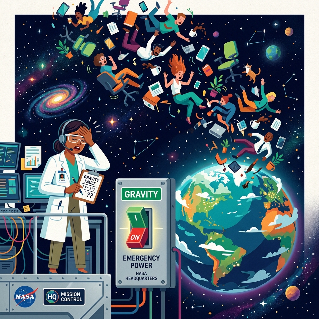 The 7-Second 'Gravity Blackout' Hoax: Why NASA Can't Flip the Physics Switch