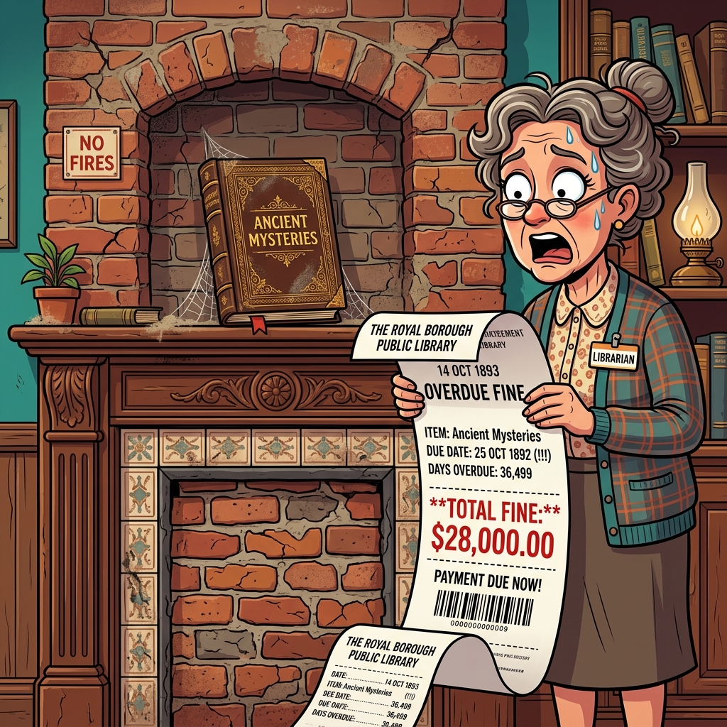 150 Years Overdue: The $19,500 Library Fine Bricked in a Fireplace