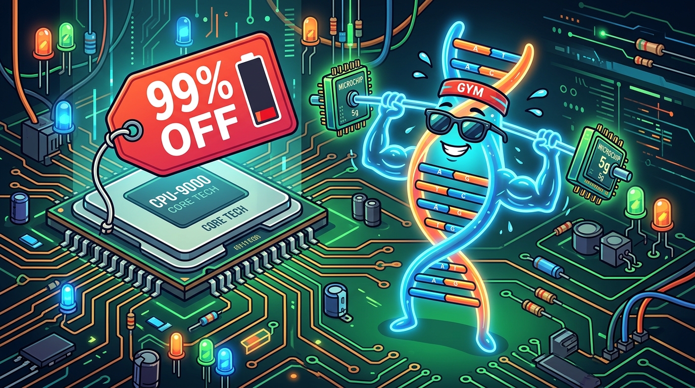 The 99% Power Discount: Penn State Fuses Synthetic DNA into Microchips to Cure AI's Energy Crisis