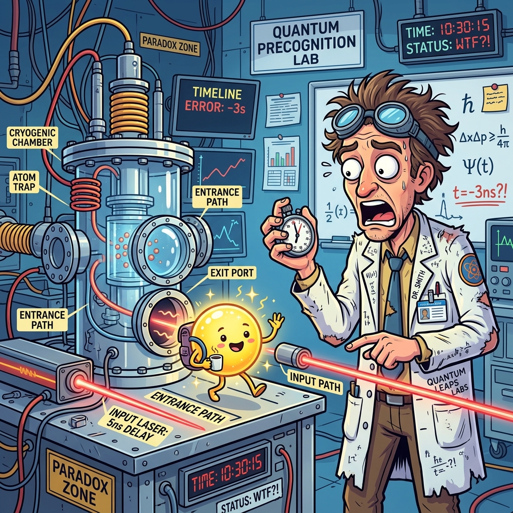 Quantum Physicists Measure 'Negative Time' as Photons Exit Before Entering