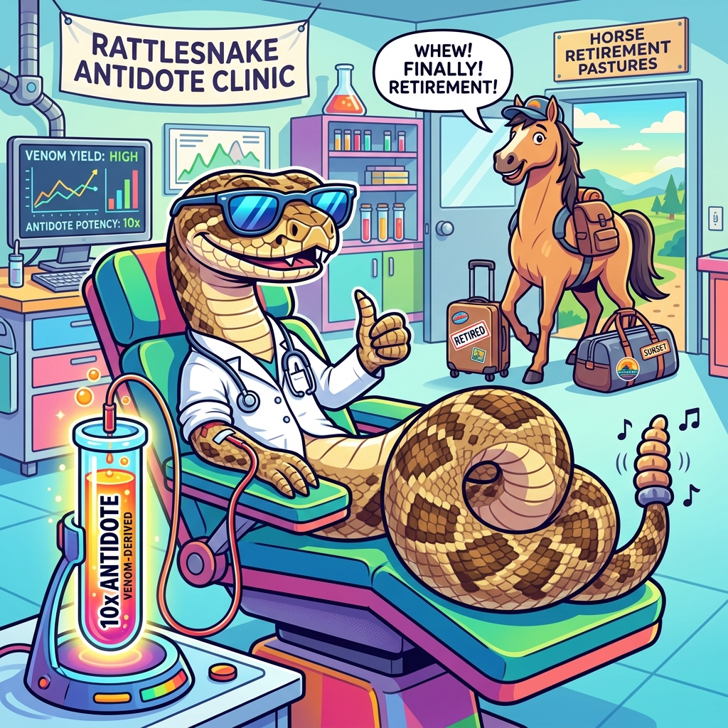 The Ultimate Plot Twist: Rattlesnakes Carried a 10x More Potent Antidote in Their Blood All Along