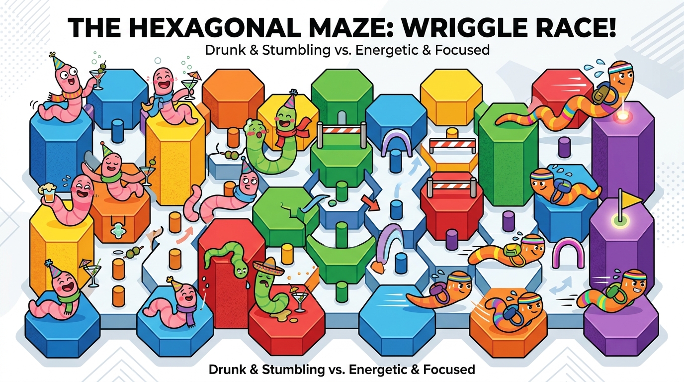 The Great Worm Pub Crawl: Scientists Win Ig Nobel for Sorting Drunk Worms in an Obstacle Maze