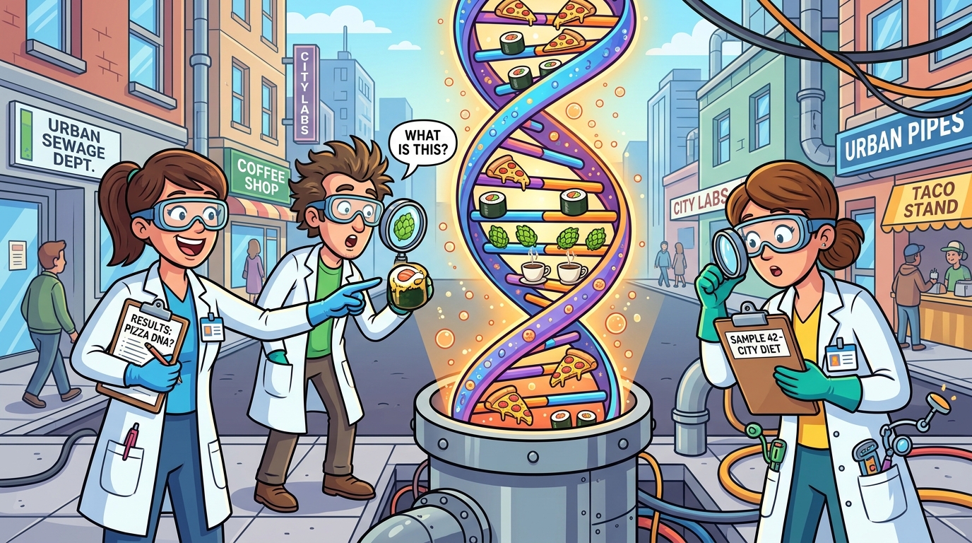 Scientists Sequence Sewage DNA to Catch Your Entire City's Diet Secrets