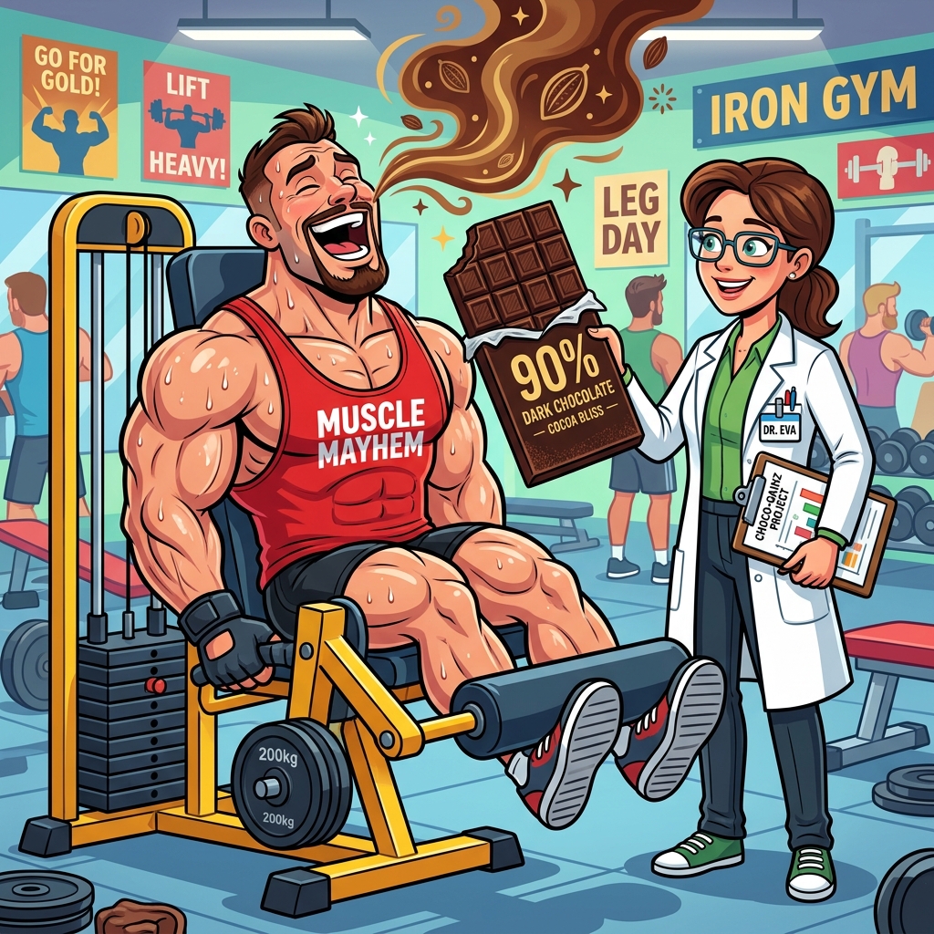 Forget Pre-Workout: Sniffing 90% Dark Chocolate Unlocks 18 Extra Gym Reps