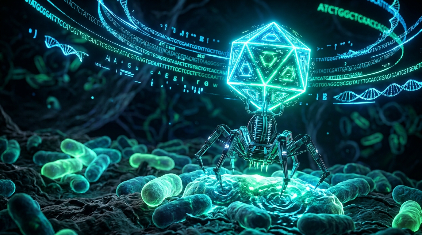 AI Just Wrote 16 Living Viruses from Scratch: Meet the Synthetic Phages Hunting Superbugs