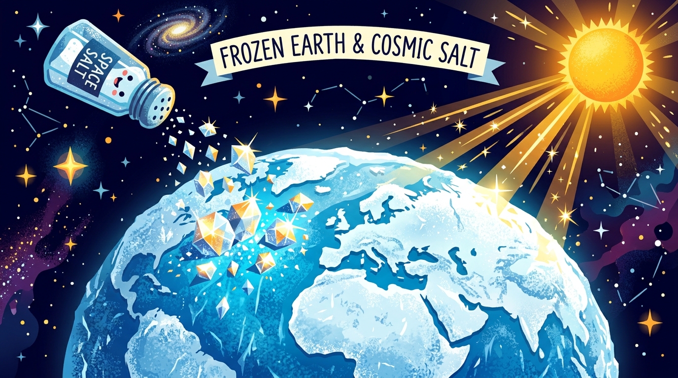 The Planetary Salt Shaker: How Table Salt Acted as Earth's Ice-Age Accelerator Pedal