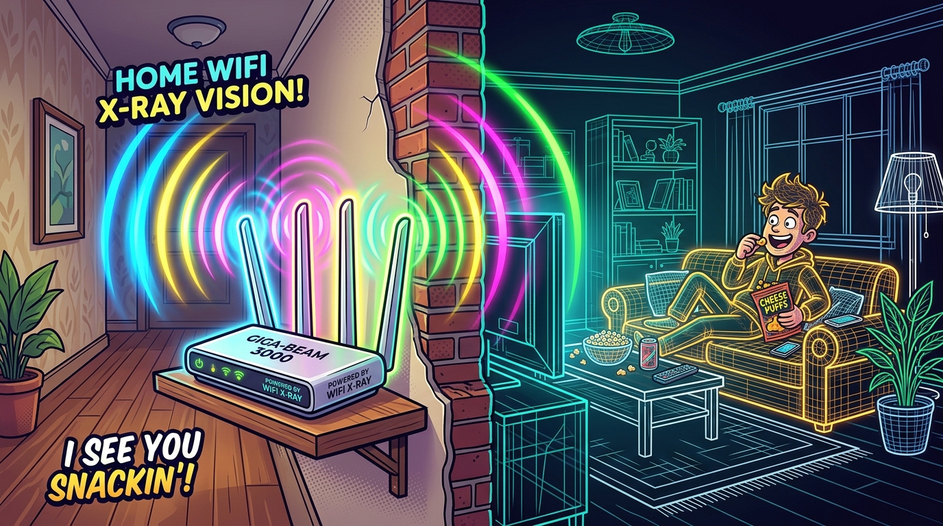 Your Home WiFi Router Has X-Ray Vision: Tracking Humans Through Walls Without Cameras